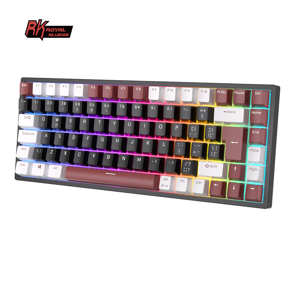 Gaming Keyboard Budget - RK84 RK ROYAL KLUDGE Brazilian Wireless