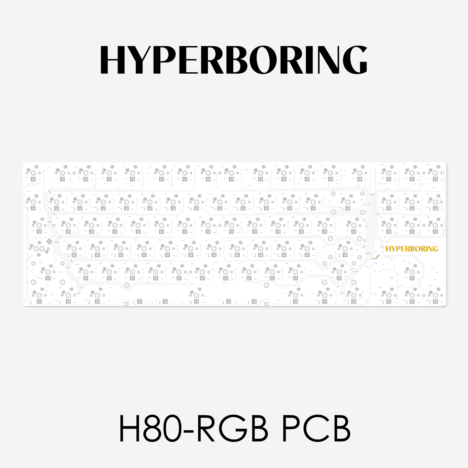 H80 RGB Hotswap PCB for TKL 87 - Hot Swap Pcb recension och pris