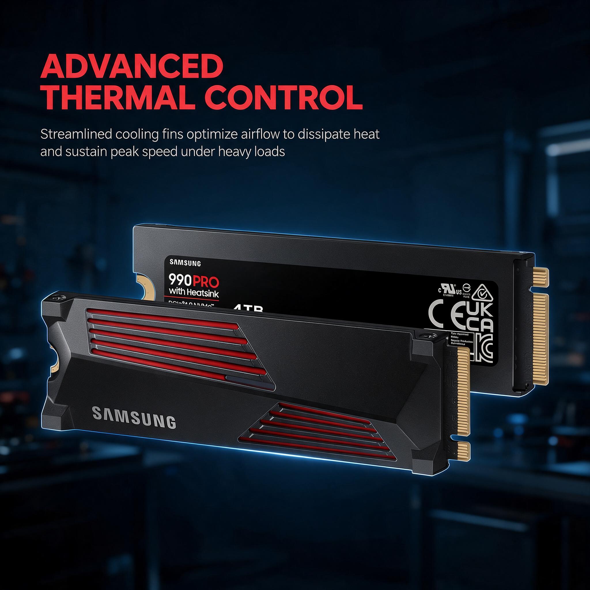SAMSUNG 990 PRO with Heatsink  - Samsung Ssd 990 Pro recension och pris