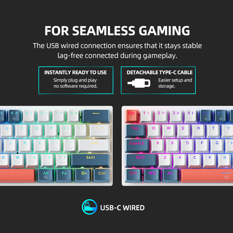 K500-B61 Machenike Mini Mechan - Gaming Keyboard E Yooso recension och pris