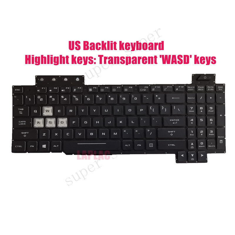 SSS+ US Backlit keyboard for A - Gaming Keyboard Asus recension och pris