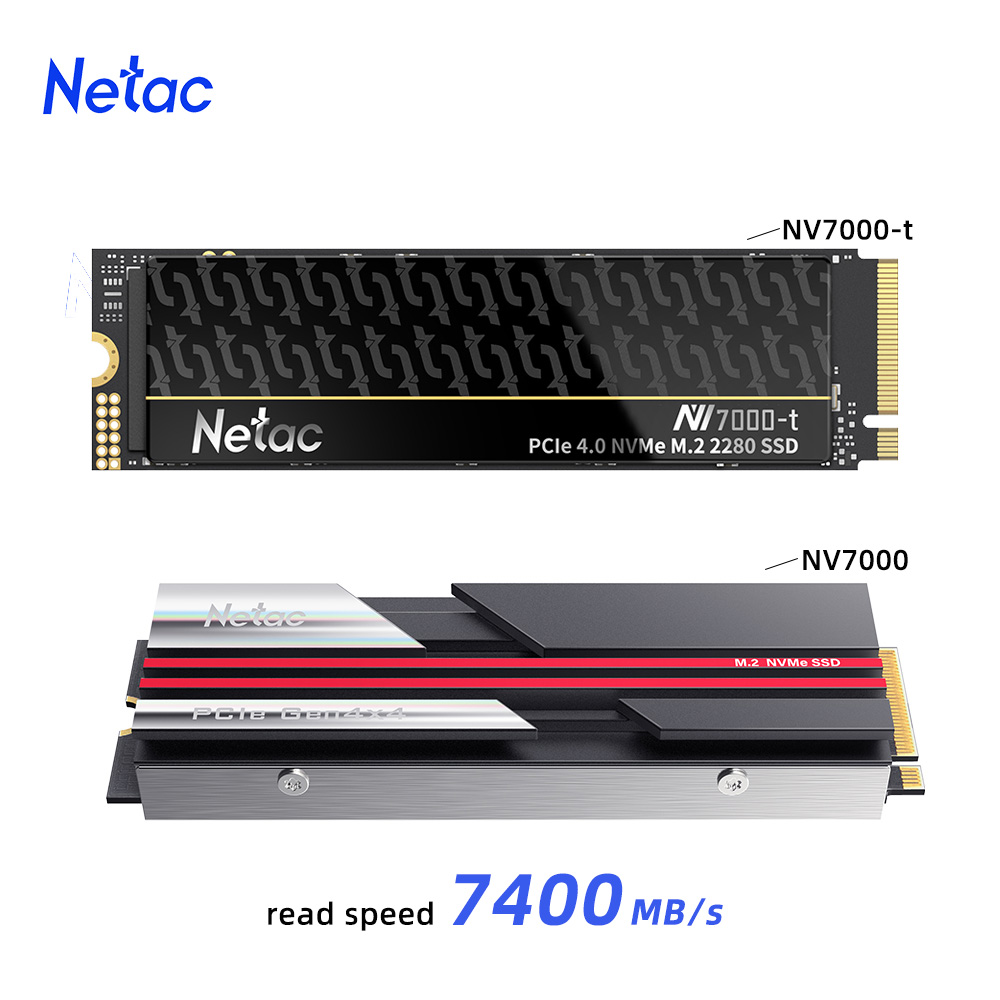 Netac 7400MB/s SSD NVMe M2 2TB - Samsung Ssd Evo 870 recension och pris
