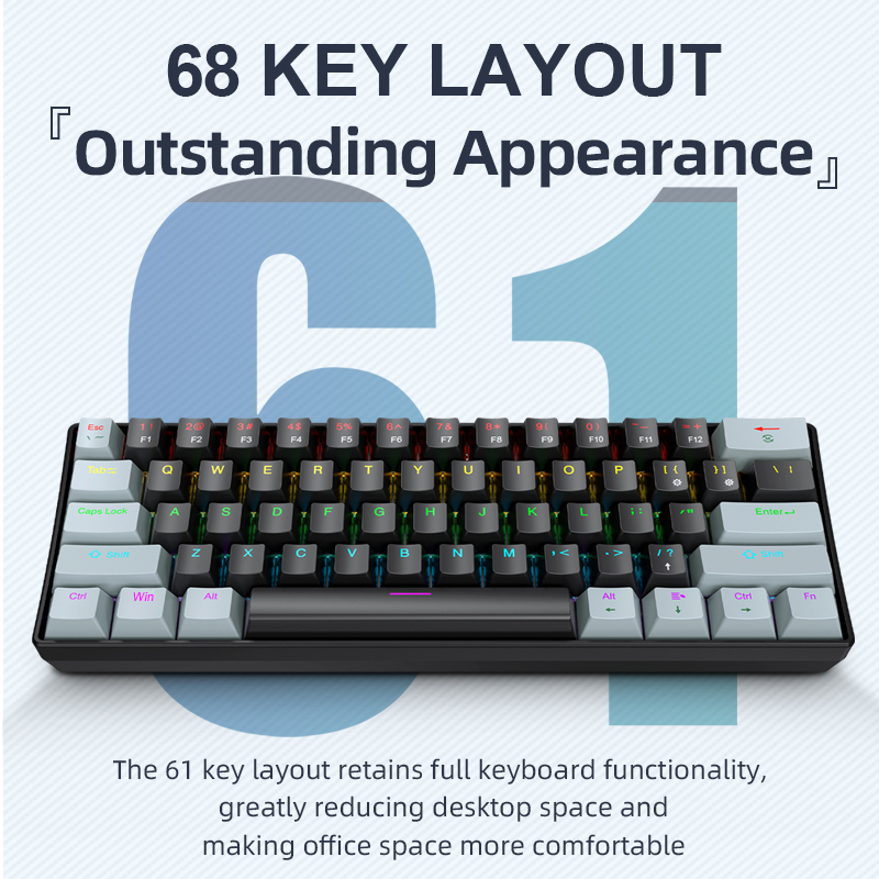 APAYADO K61 Mini Mechanical Ke - Gaming Keyboard E Yooso recension och pris