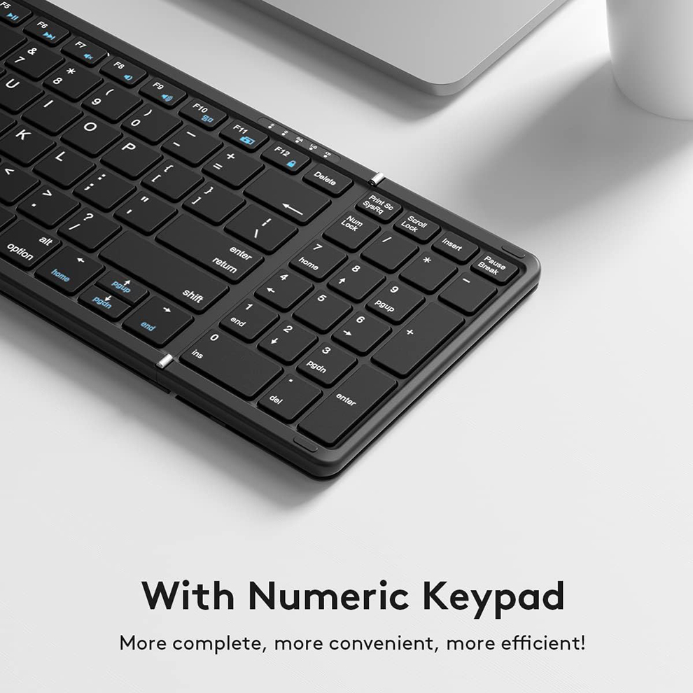 Foldable Bluetooth Keyboard wi - Gaming Keyboard Budget recension och pris