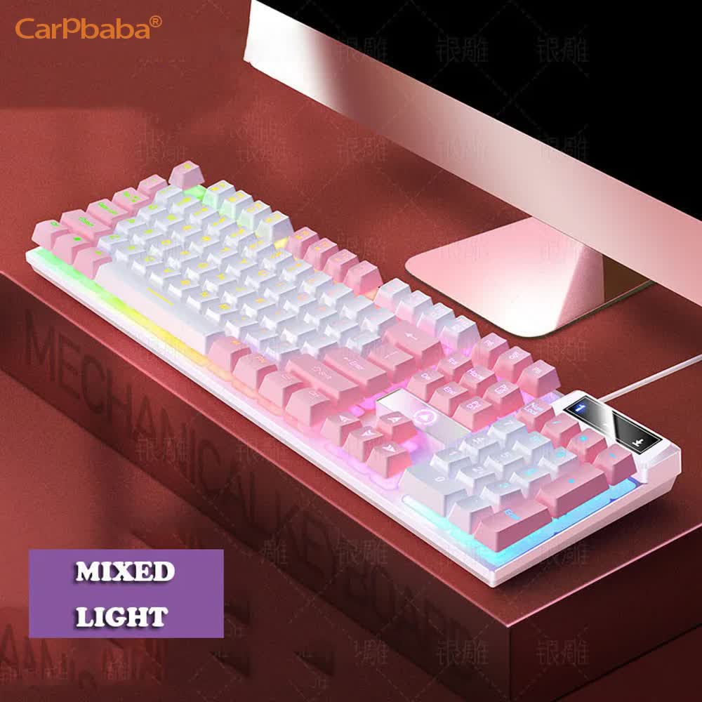 Carpbaba K500 104 Key USB Wire - Gaming Keyboard Budget recension och pris