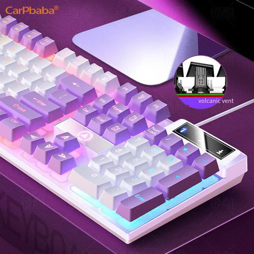 Carpbaba K500 104 Key USB Wire - Gaming Keyboard Budget recension och pris