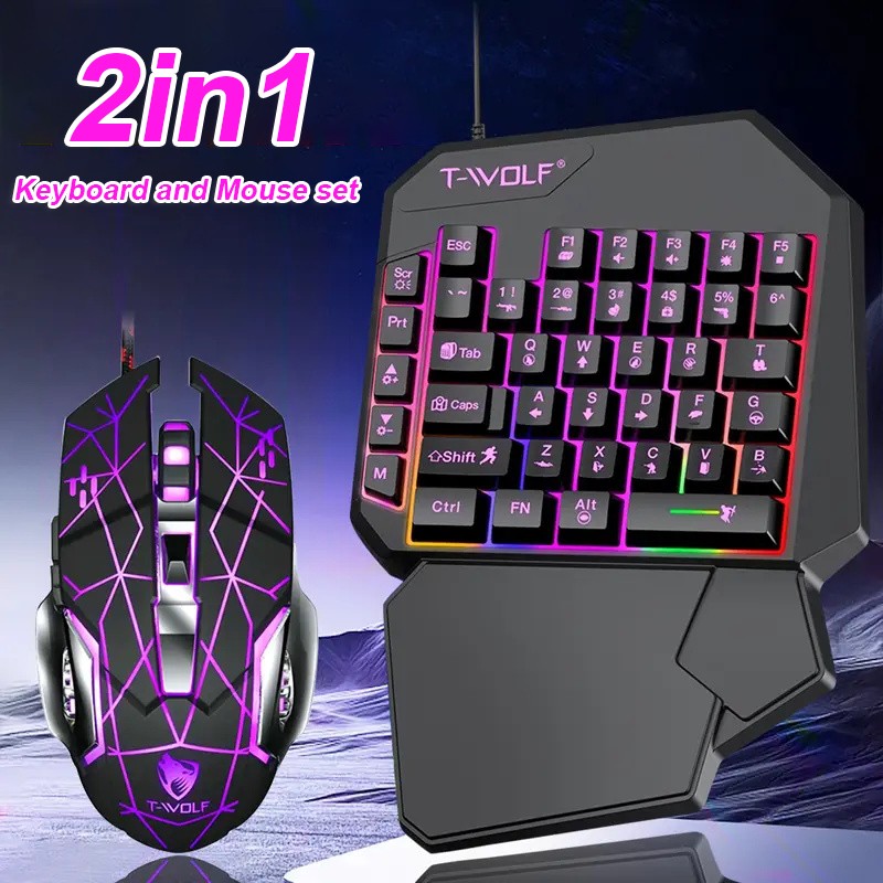 FocusOnPC TF900 2-in-1 Mobile  - Gaming Keyboard 1 Hand recension och pris