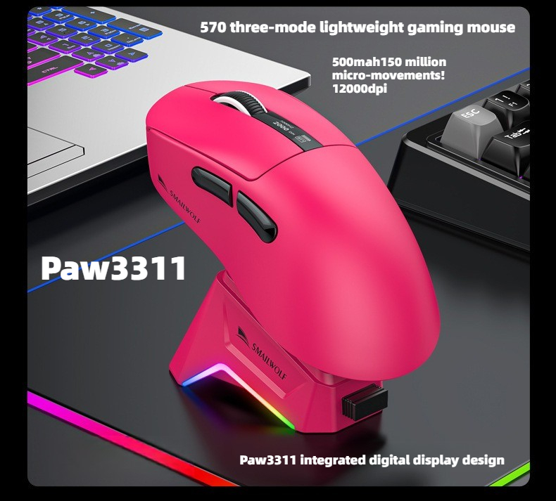 Wireless Bluetooth Gaming Mous - Gaming Keyboard 1 Hand recension och pris