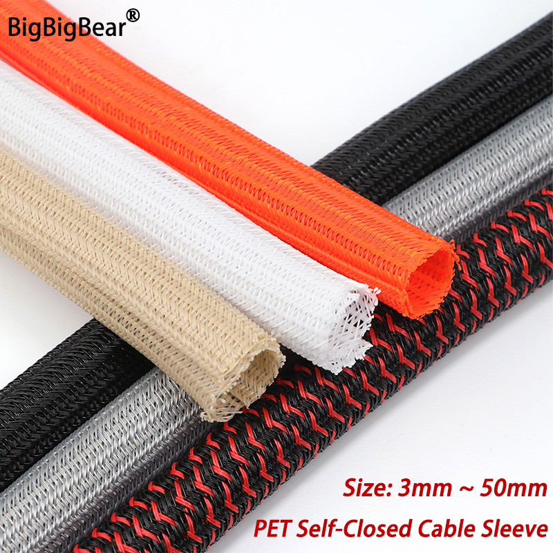 3/5/10m PET Cable Sleeve Self- - Coiled Usb Cable recension och pris