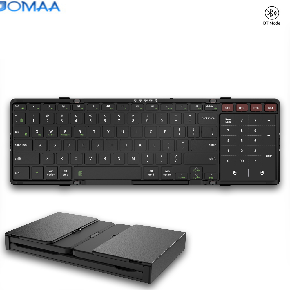 JOMAA Foldable Bluetooth Keybo - Gaming Keyboard Budget recension och pris