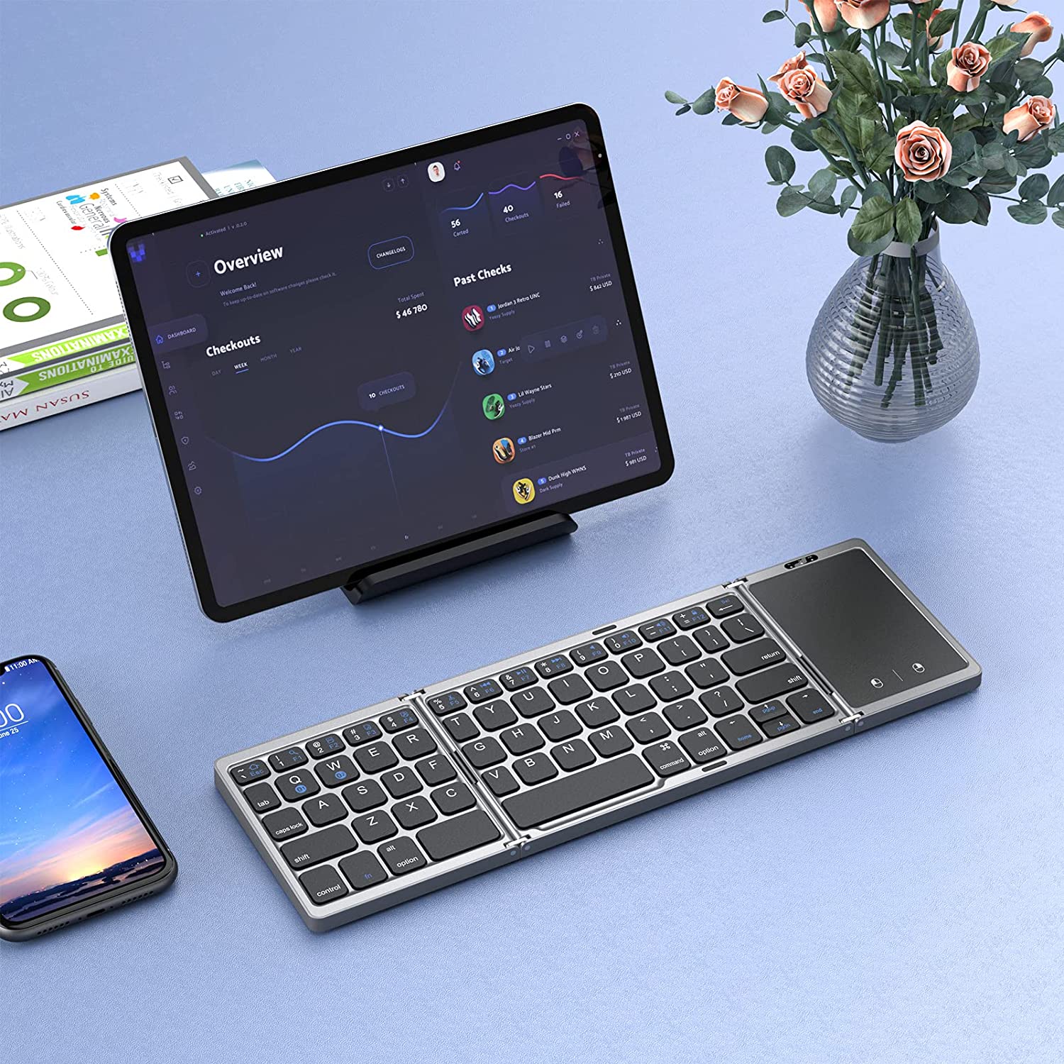 Seenda Foldable Wireless Bluet - Gaming Keyboard Budget recension och pris